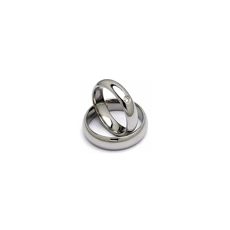 Vihkisormusta teräs 0,05 ct