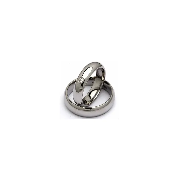 Vihkisormusta teräs 0,05 ct