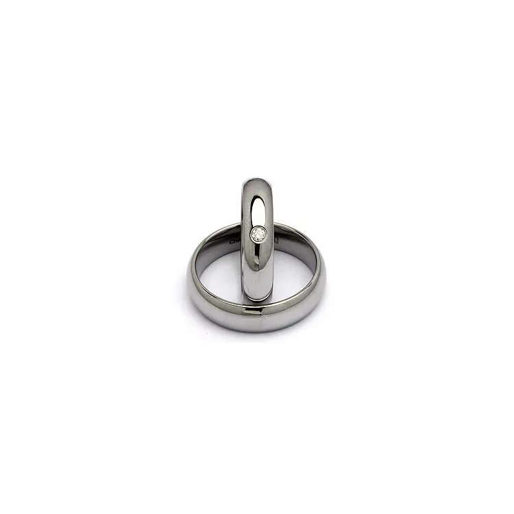 Vihkisormusta teräs 0,05 ct