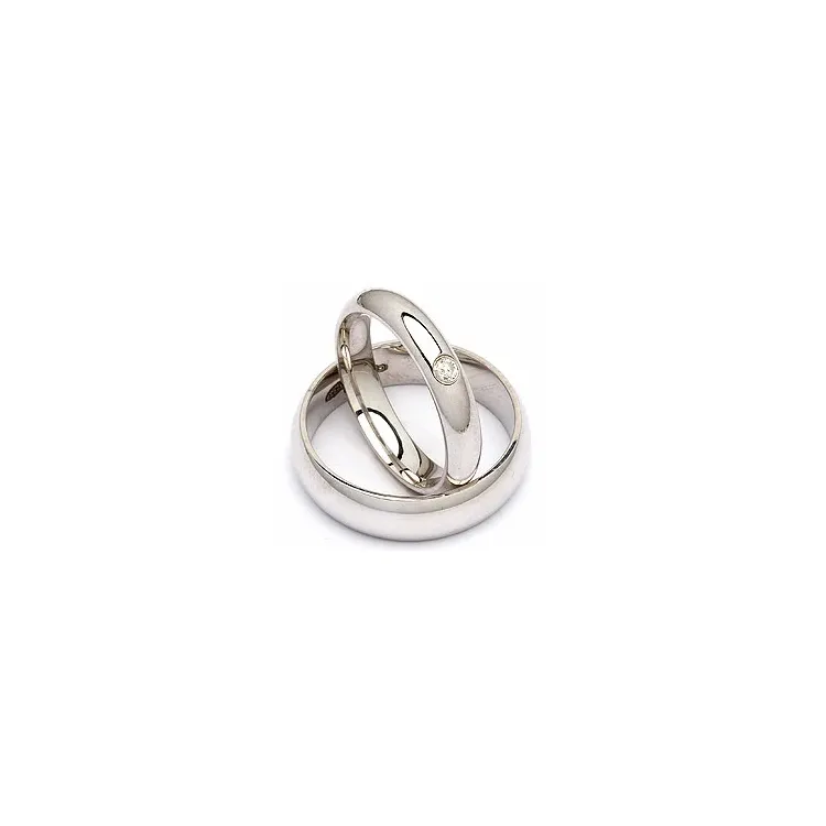 Vihkisormusta hopea 0,05 ct