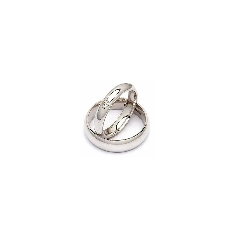 Vihkisormusta hopea 0,05 ct