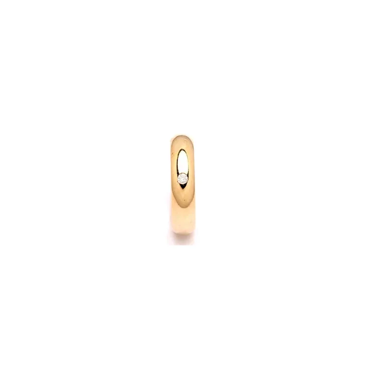 Vihkisormus 9 karaatin kultaa 0,05 ct