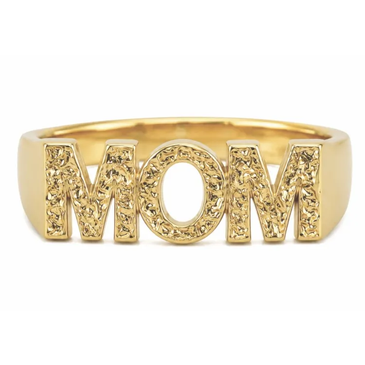 mom sormus kullattu messinki - My Letter