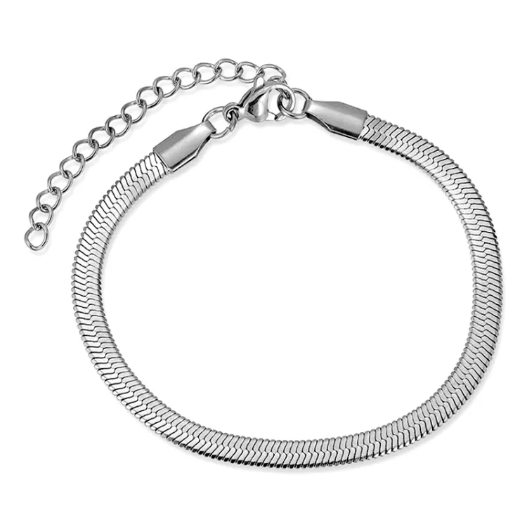 vedenkestävät rannekoru teräs 16 + 5 cm x 4,0 mm  - OCEANA