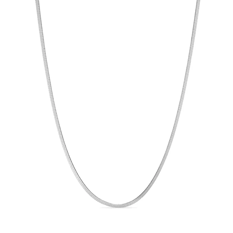 vedenkestävät kaulaketju teräs 39 + 8 cm x 2 mm  - OCEANA