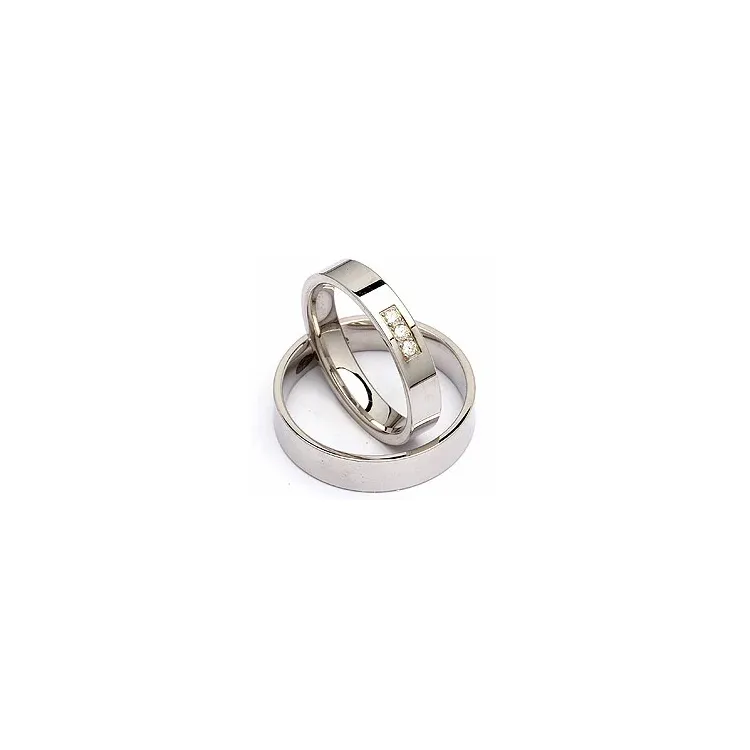Vihkisormusta hopea 0,060 ct