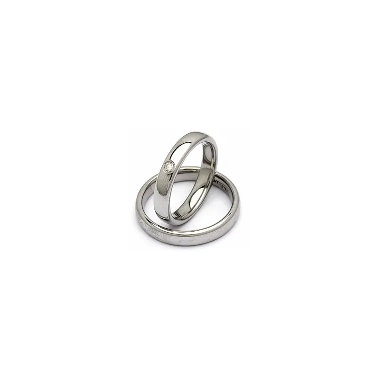 Vihkisormusta teräs 0,05 ct