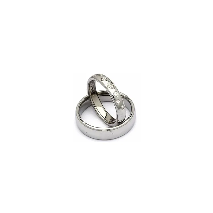 Vihkisormusta teräs 0,13 ct