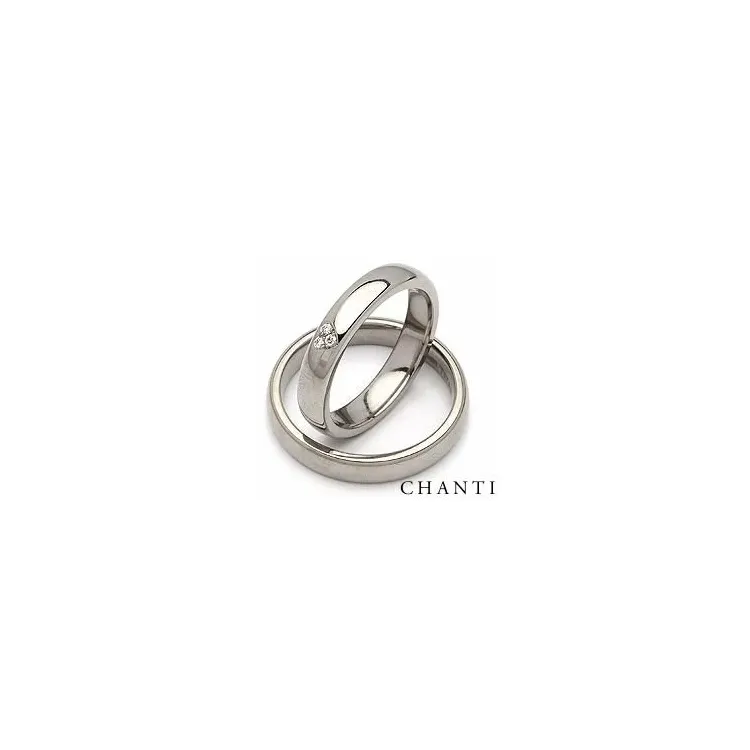 Vihkisormusta titaani 0,03 ct