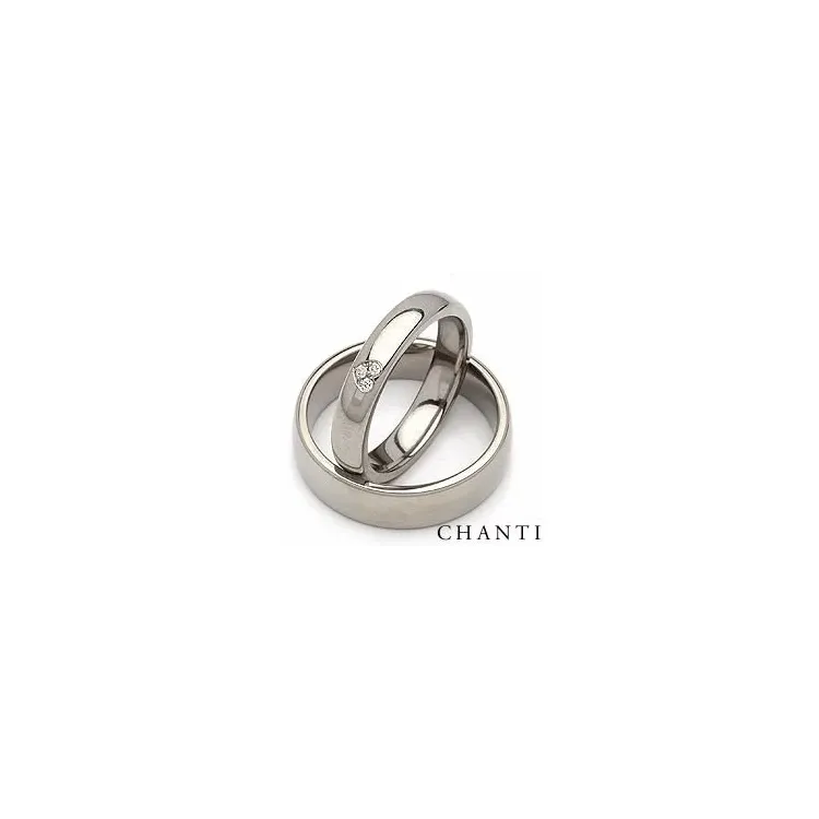 Vihkisormusta titaani 0,03 ct