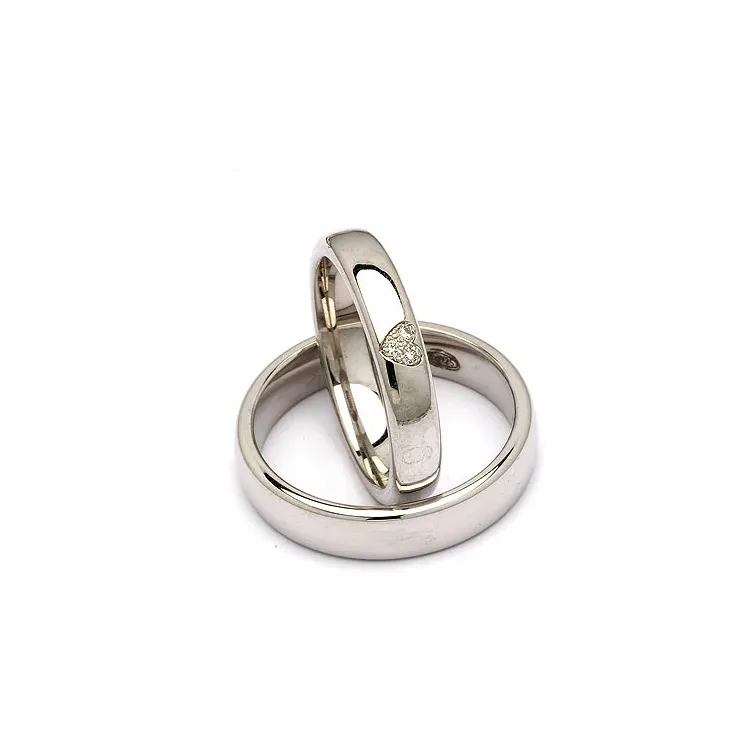 Vihkisormusta hopea 0,03 ct