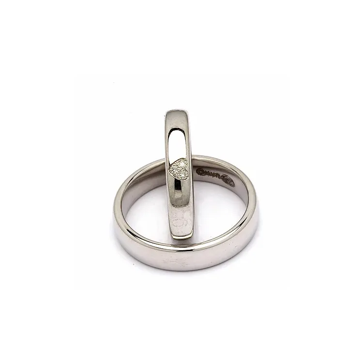 Vihkisormusta hopea 0,03 ct