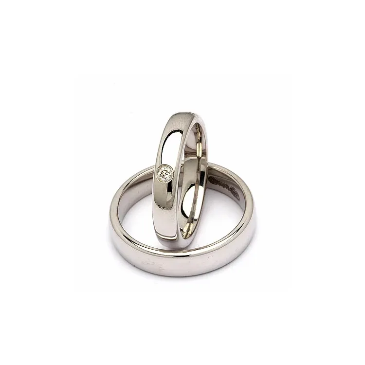 Vihkisormusta hopea 0,05 ct