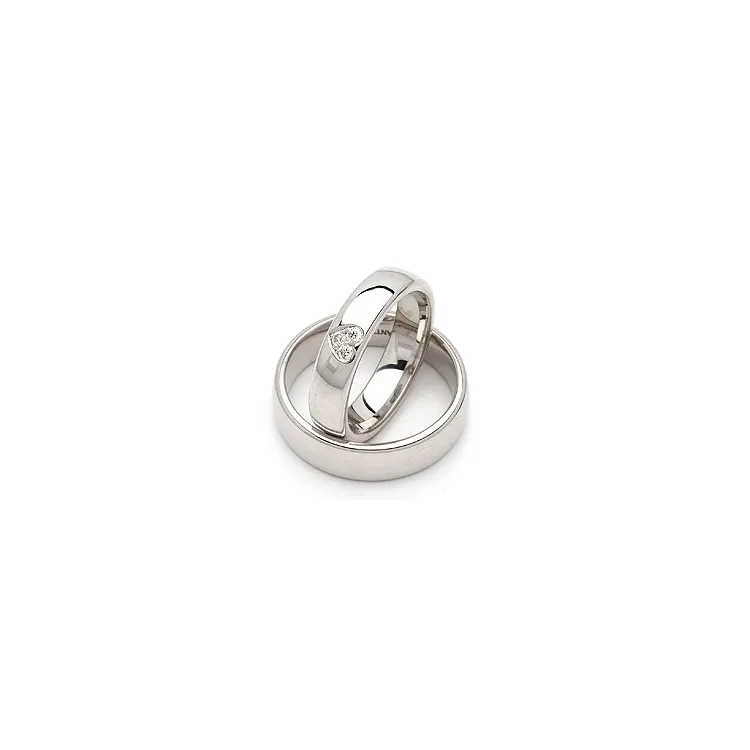 Vihkisormusta hopea 0,075 ct
