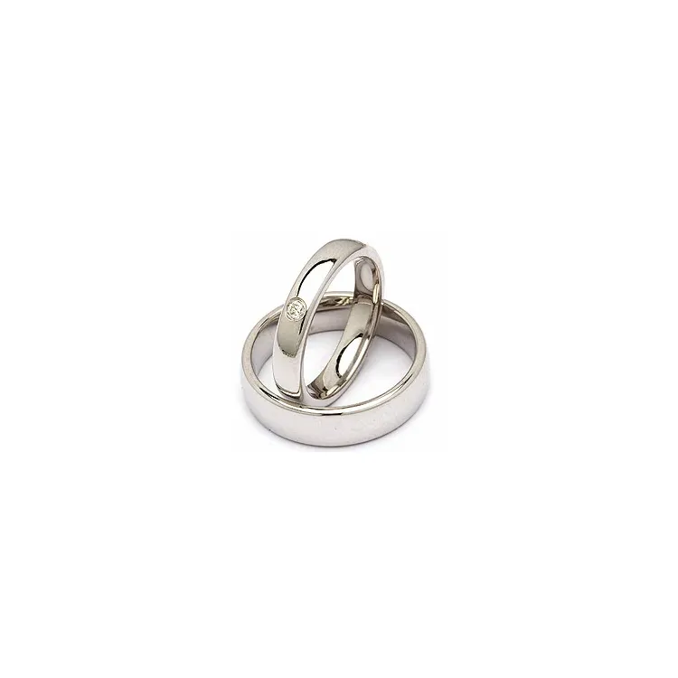 Vihkisormusta hopea 0,05 ct