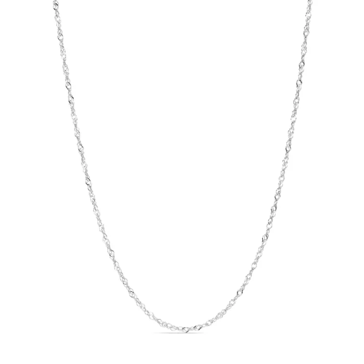 vedenkestävät singapore kaulaketju teräs  x 2,0 mm  - OCEANA