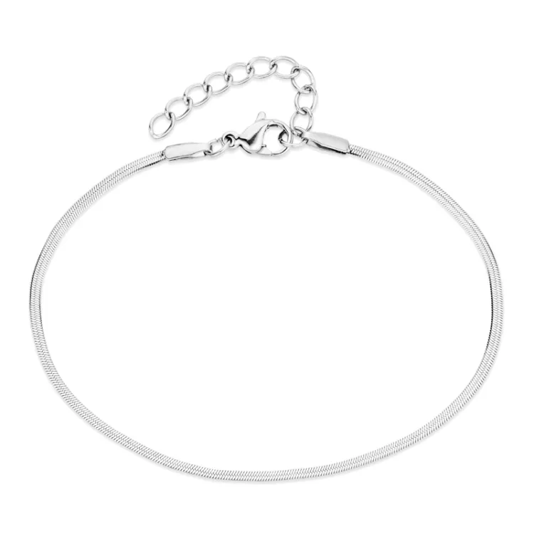 vedenkestävät käärmerannekoru teräs  x 1,5 mm  - OCEANA