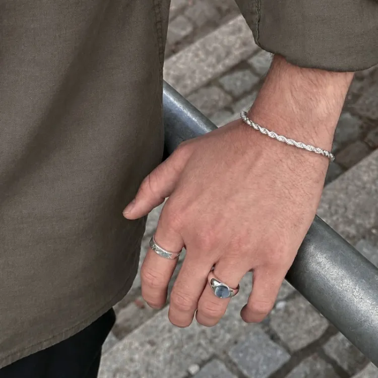 vedenkestävät rannekoru teräs  x 3,50 mm 