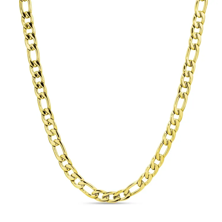 vedenkestävät kaulaketju kullattu teräs  x 6.50 mm 