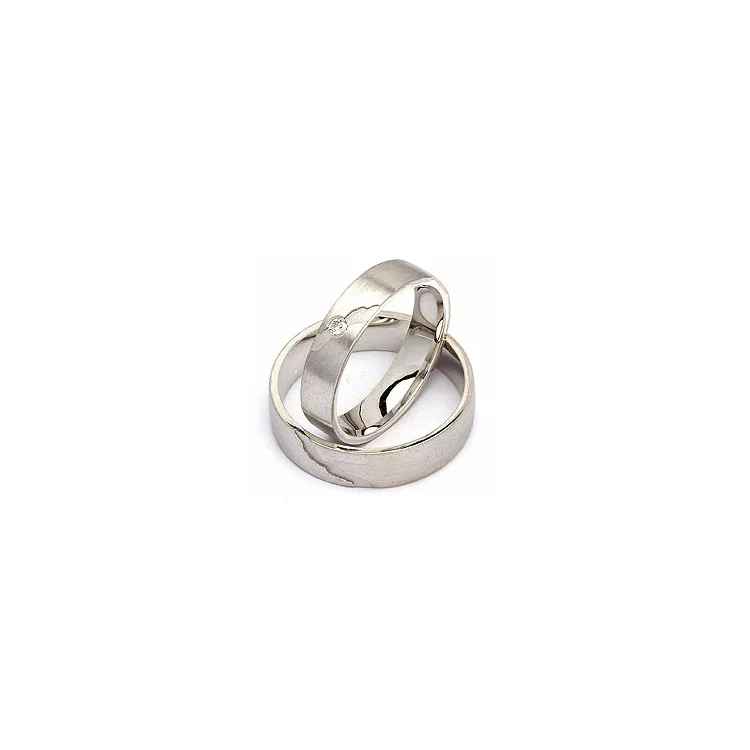 Vihkisormusta hopea 0,035 ct