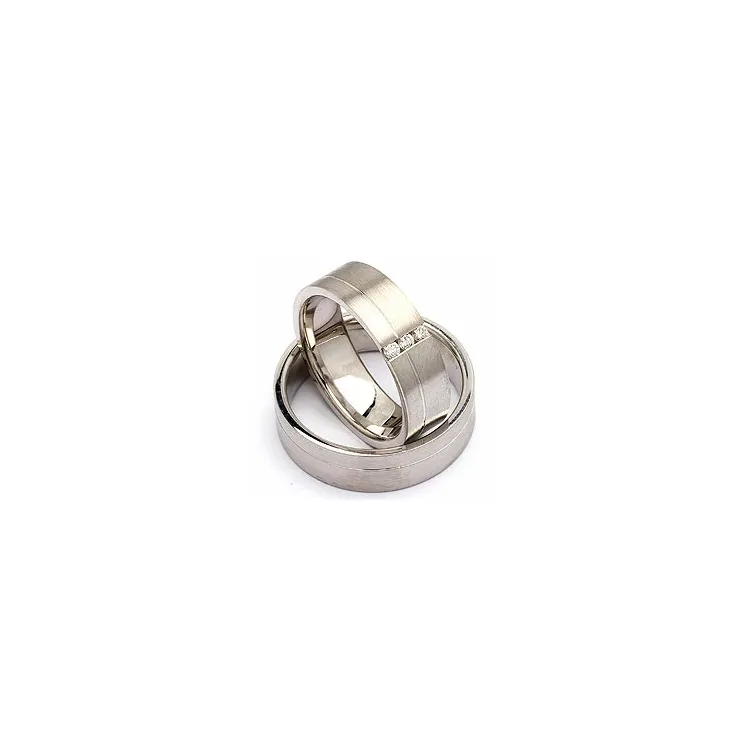 Vihkisormusta hopea 0,09 ct