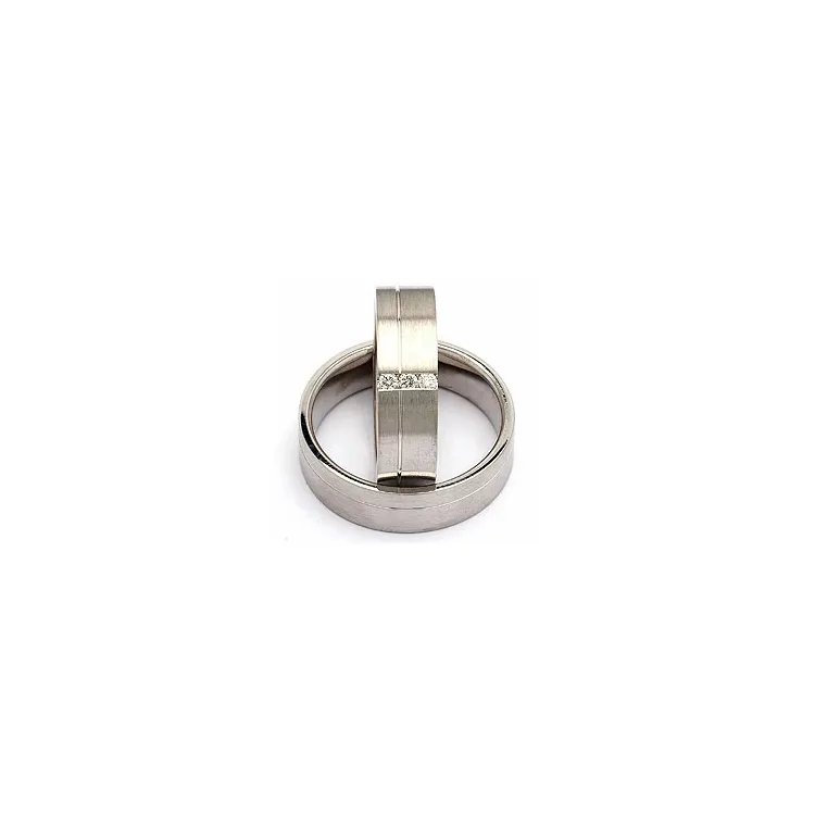 Vihkisormusta hopea 0,09 ct