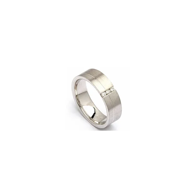 Vihkisormus hopea 0,09 ct