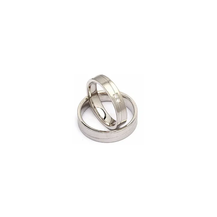 Vihkisormusta hopea 0,030 ct