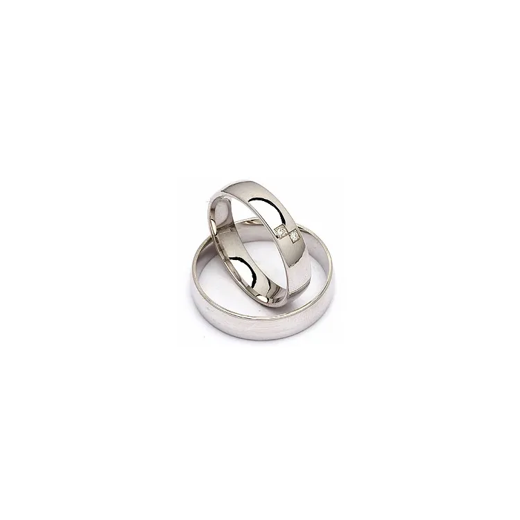 Vihkisormusta hopea 0,020 ct