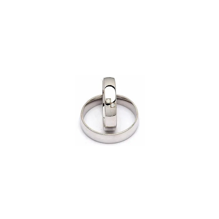 Vihkisormusta hopea 0,020 ct