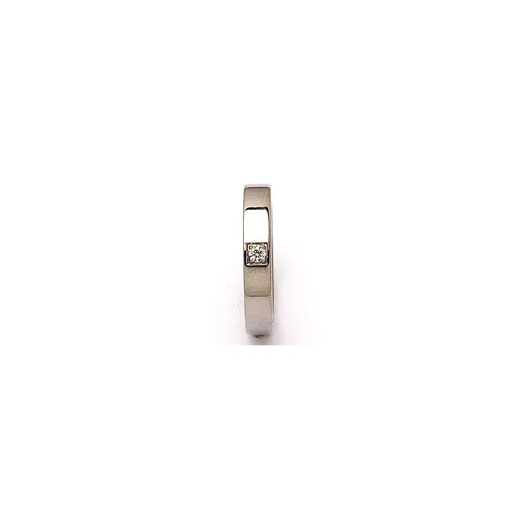 Vihkisormus titaani 0,05 ct