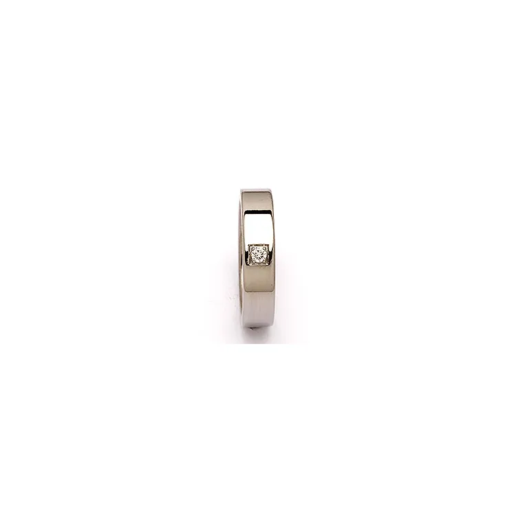 Vihkisormus titaani 0,05 ct