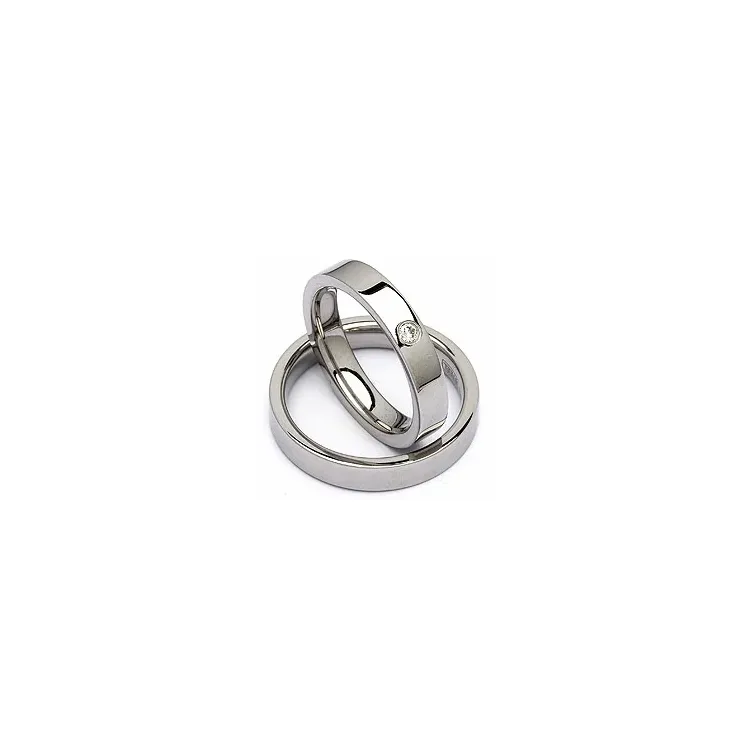 Vihkisormusta teräs 0,05 ct