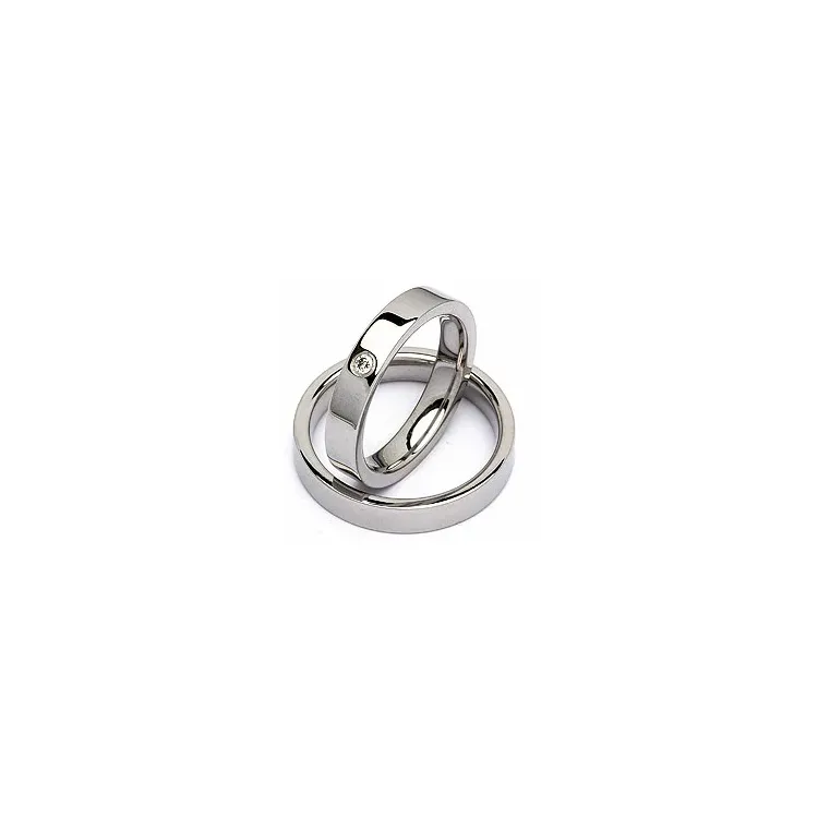 Vihkisormusta teräs 0,05 ct