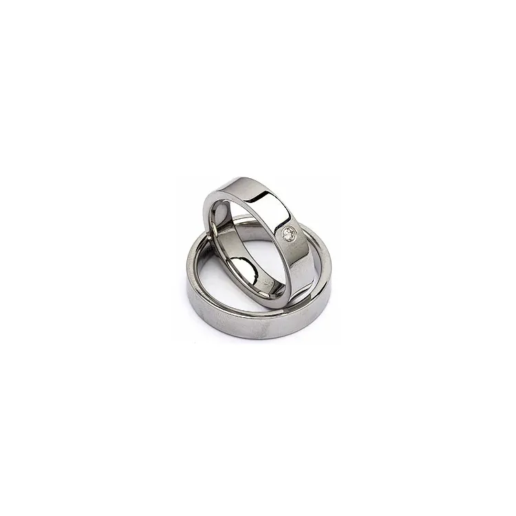 Vihkisormusta teräs 0,05 ct