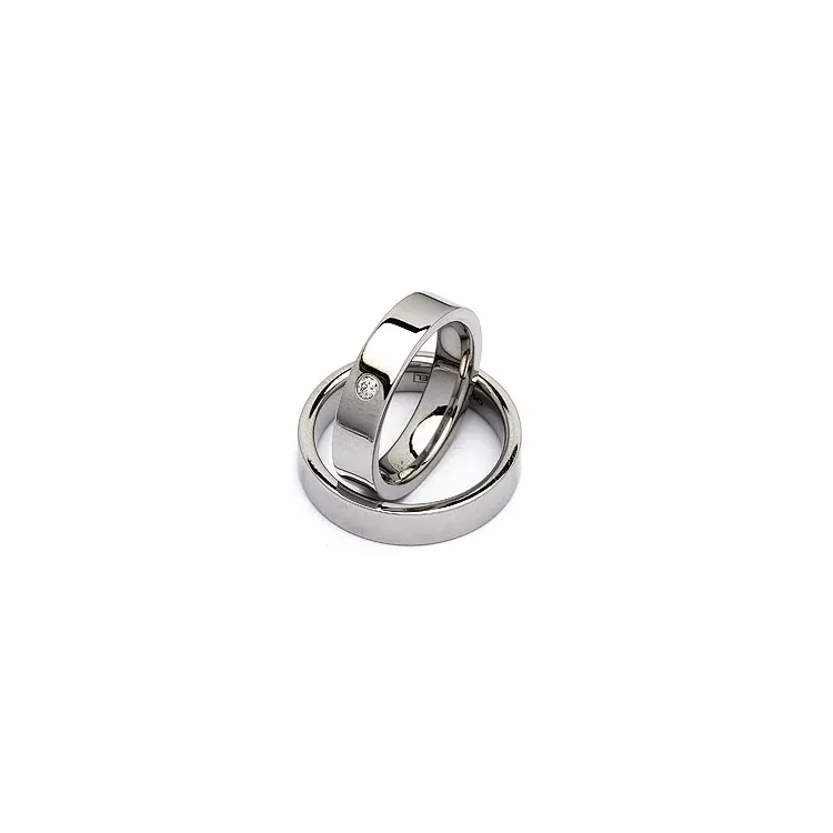 Vihkisormusta teräs 0,05 ct
