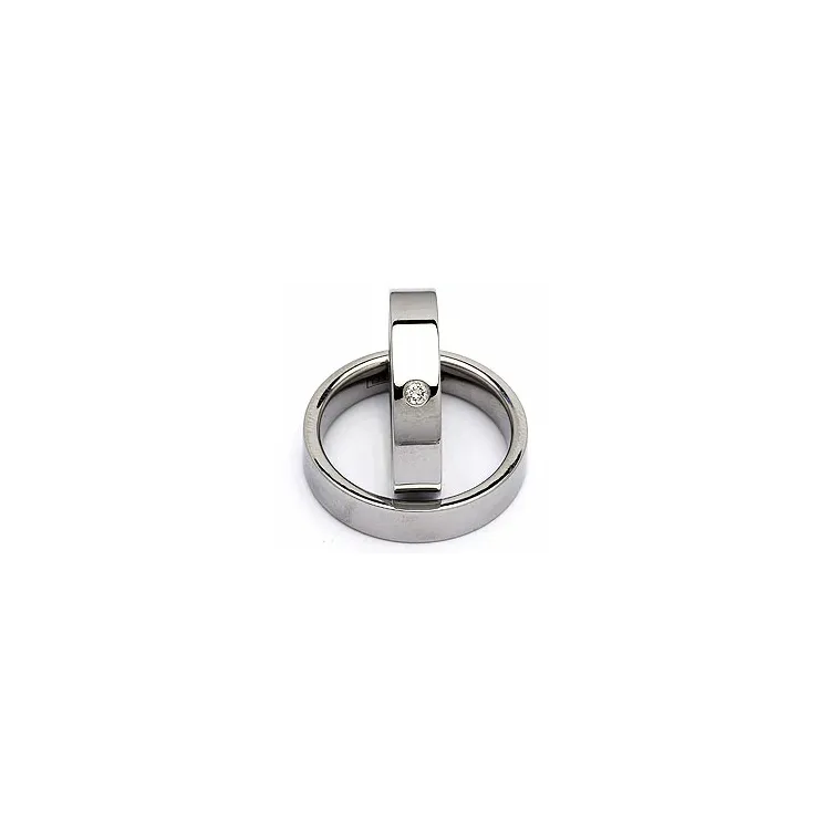 Vihkisormusta teräs 0,05 ct