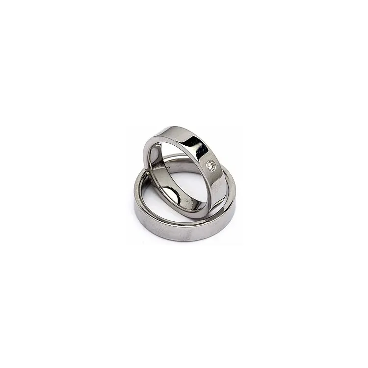 Vihkisormusta teräs 0,05 ct