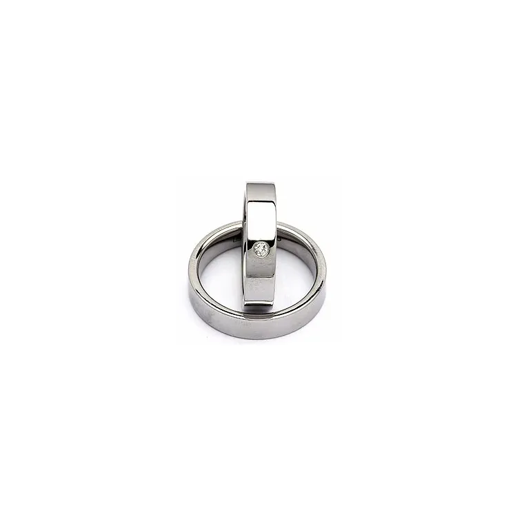 Vihkisormusta teräs 0,05 ct