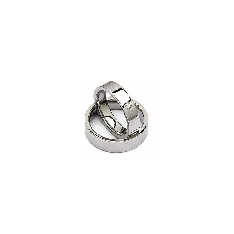 Vihkisormusta teräs 0,05 ct