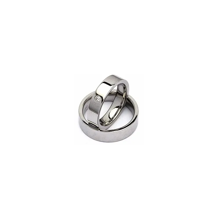 Vihkisormusta teräs 0,05 ct