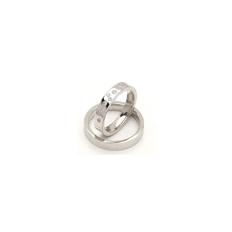 Vihkisormusta hopea 0,126 ct