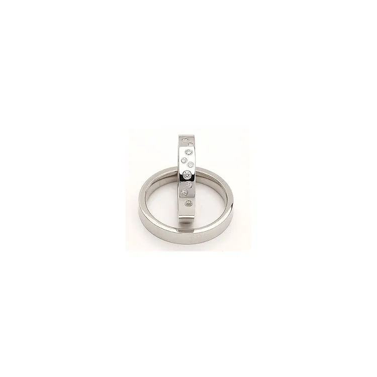 Vihkisormusta hopea 0,126 ct