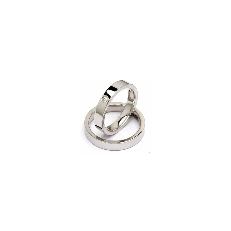 Vihkisormusta hopea 0,05 ct