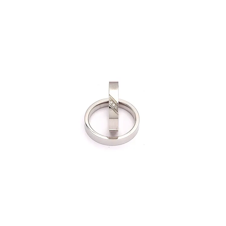 Vihkisormusta hopea 0,024 ct