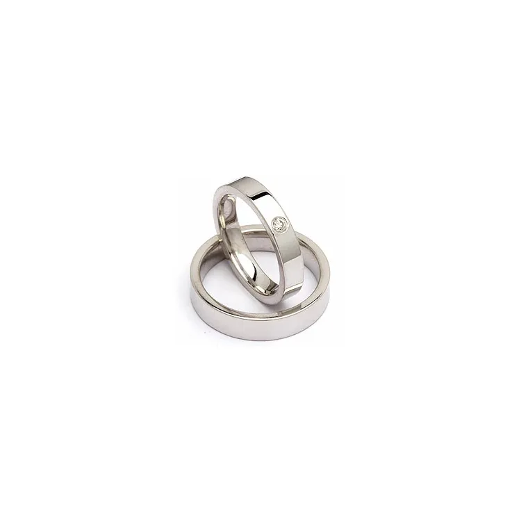 Vihkisormusta hopea 0,05 ct