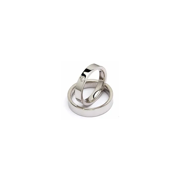 Vihkisormusta hopea 0,05 ct