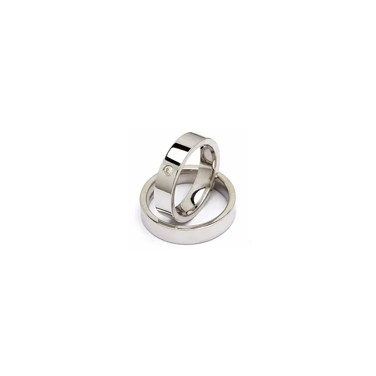 Vihkisormusta hopea 0,05 ct