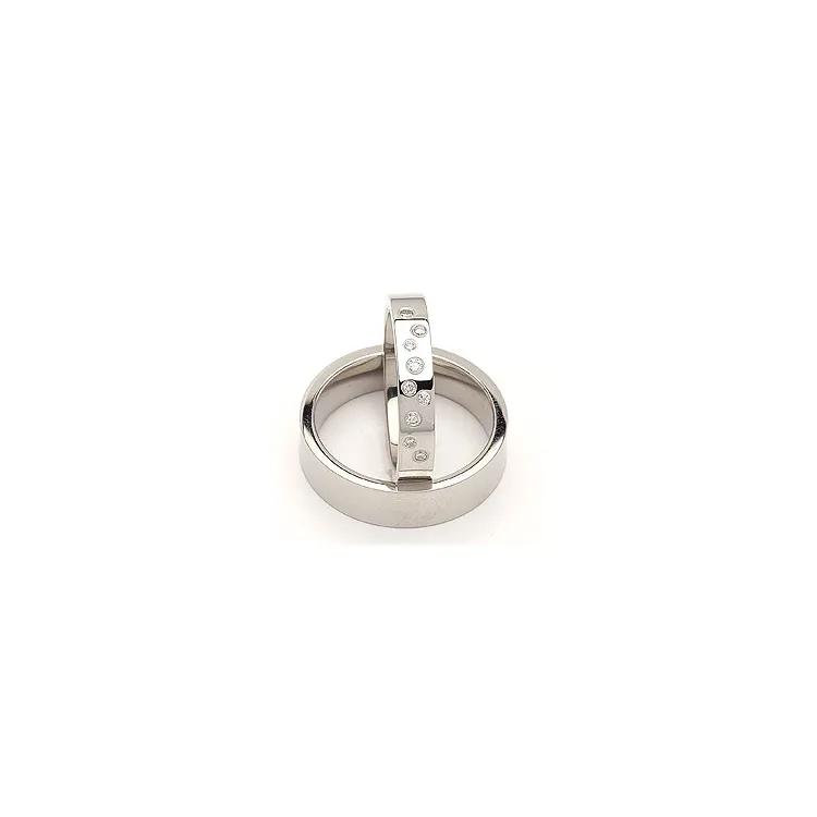 Vihkisormusta hopea 0,126 ct