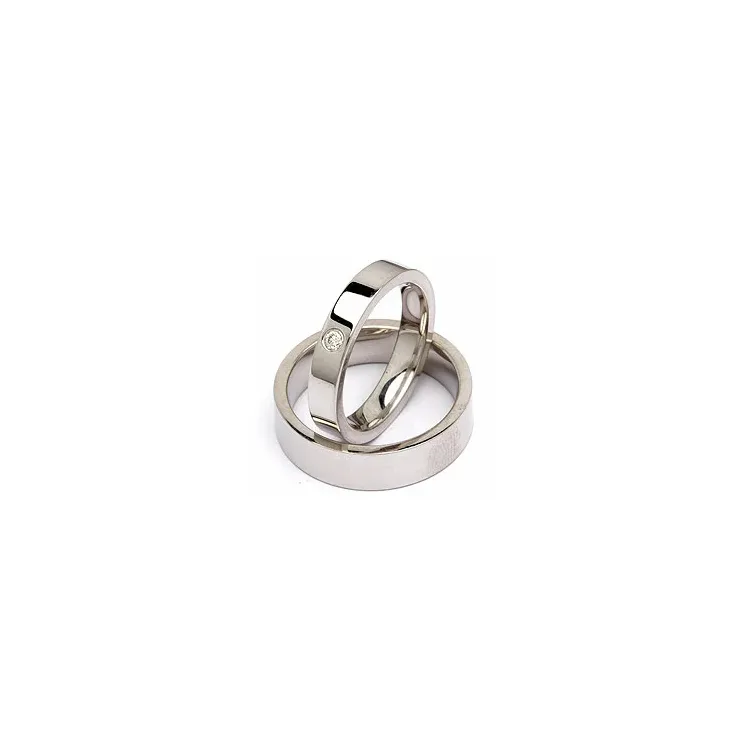 Vihkisormusta hopea 0,05 ct
